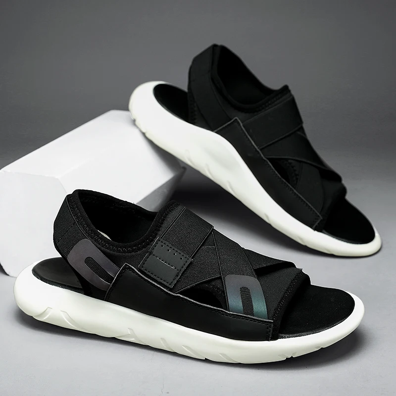 Сандалии мужские светоотражающие, мягкая уличная пляжная обувь, дышащие, толстая подошва, 4 см, модные, летние
Сандалии мужские светоотражающие, мягкая уличная пляжная обувь, дышащие, толстая подошва, 4 см, модные, летние