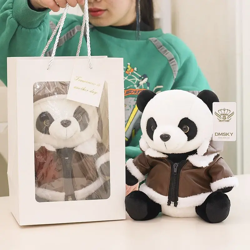 Cute Baby Giant Panda Plush Stuffed Animal Doll Animal Toy Dormoe Genuine Leather Pilot Children's Birthday Gift Debut
Cute Baby Giant Panda Plush Stuffed Animal Doll Animal Toy Dormoe Genuine Leather Pilot Children's Birthday Gift Debut