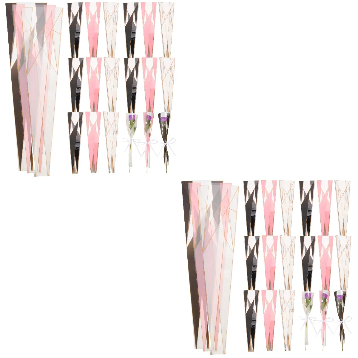 300 pcs Creative Multi-use Premium Single Rose Bags Rose Wrap Flower Packaging Bags Roses Packaging Bags for Florist
300 pcs Creative Multi-use Premium Single Rose Bags Rose Wrap Flower Packaging Bags Roses Packaging Bags for Florist