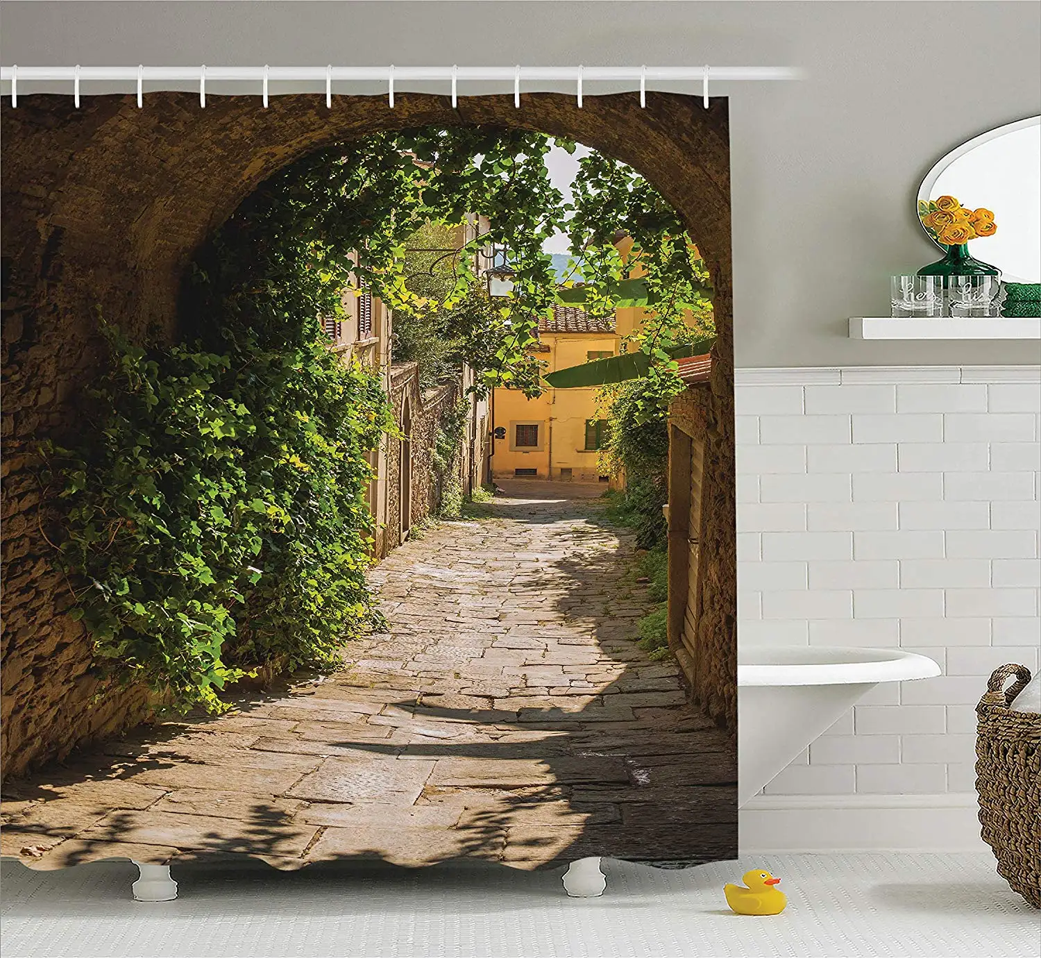 Medieval Shower Curtain Streets Of Tuscany Old Mediterranean Middle Age Town European High Culture Italy Bathroom Decor Curtains
Medieval Shower Curtain Streets Of Tuscany Old Mediterranean Middle Age Town European High Culture Italy Bathroom Decor Curtains