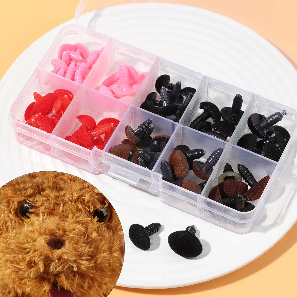 70pcs/set DIY Stuffed Craft Puppet Flocking Triangular Safety Nose with Soft Washer Doll Noses Toys Accessories
70pcs/set DIY Stuffed Craft Puppet Flocking Triangular Safety Nose with Soft Washer Doll Noses Toys Accessories
