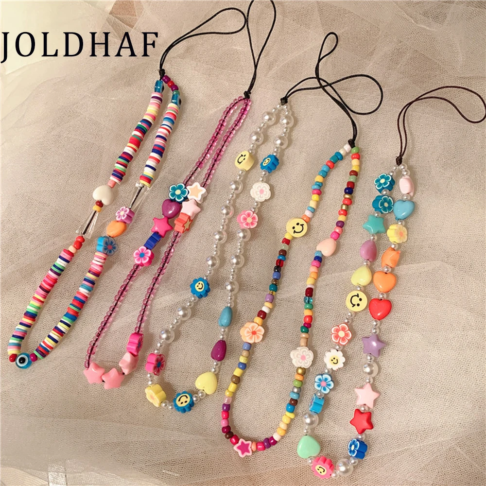 2022 New DesignTrendy Kawaii Seed Beaded Phone Charms Colorful Crystal Beads with Heart Charms Phone Accessory For Women
2022 New DesignTrendy Kawaii Seed Beaded Phone Charms Colorful Crystal Beads with Heart Charms Phone Accessory For Women