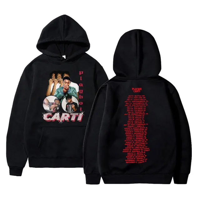 Playboi Carti Male Hip Hop Rock Hoodie Men Women Vintage Oversized Sweatshirt Unisex Loose Streetwear Man Fleece Cotton Hoodies
Playboi Carti Male Hip Hop Rock Hoodie Men Women Vintage Oversized Sweatshirt Unisex Loose Streetwear Man Fleece Cotton Hoodies
