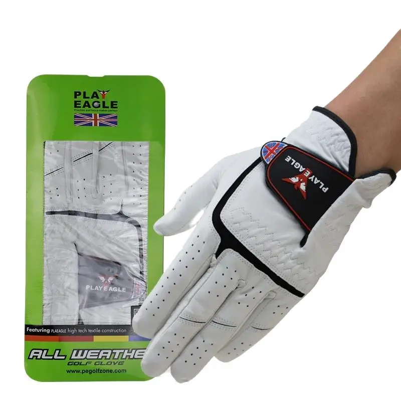 2PC/Lot PLAYEAGLE Genuine Sheepskin Golf Glove Breathable Left Right Hand Handed Leather Golf Sports Gloves for Men
2PC/Lot PLAYEAGLE Genuine Sheepskin Golf Glove Breathable Left Right Hand Handed Leather Golf Sports Gloves for Men