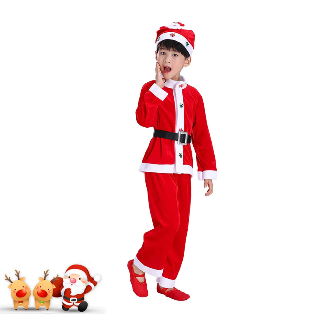 Infant Suit Christmas Costume Stage Performing Children Santa Claus Cosplay Boy Parent-child
Infant Suit Christmas Costume Stage Performing Children Santa Claus Cosplay Boy Parent-child