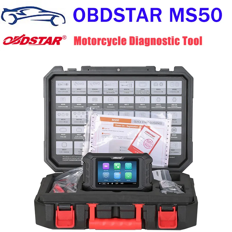 OBDSTAR MS50 Стандартная 5-дюймовая новая версия интеллектуального диагностического инструмента для мотоциклов Программа ключей и инструментов ЭБУ P50 MS80 MS70 
OBDSTAR MS50 Стандартная 5-дюймовая новая версия интеллектуального диагностического инструмента для мотоциклов Программа ключей и инструментов ЭБУ P50 MS80 MS70
