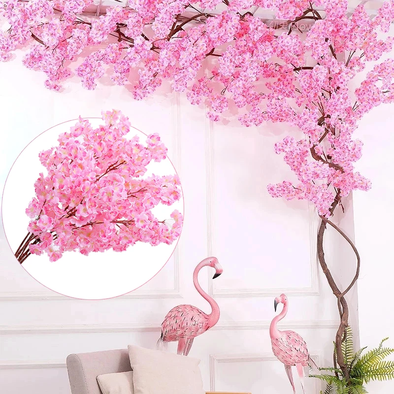 3 Fork Cherry Blossom Branches Artificial Flowers 100CM Fake Plant Tree Home Party Decor DIY Wedding Wall Decoration Flower
3 Fork Cherry Blossom Branches Artificial Flowers 100CM Fake Plant Tree Home Party Decor DIY Wedding Wall Decoration Flower