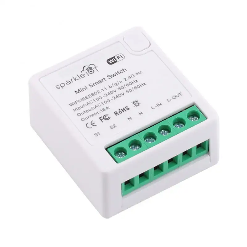 Voice Control Wifi Smart Switch Homekit Mini Breaker Module 16a Touch Wall Switch Support Alexa Google Light Switches Smart Home
Voice Control Wifi Smart Switch Homekit Mini Breaker Module 16a Touch Wall Switch Support Alexa Google Light Switches Smart Home
