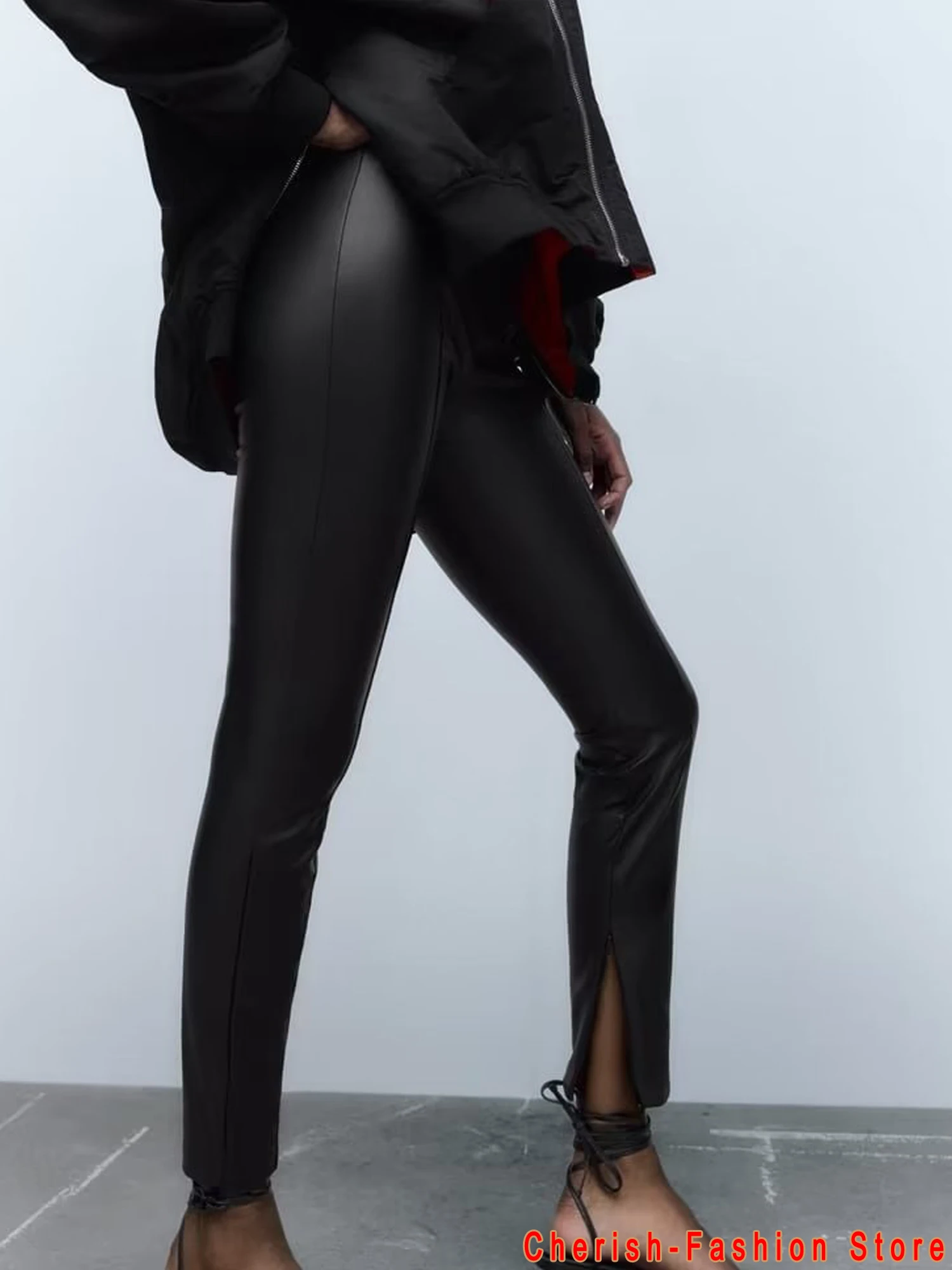 2023 Fashion Women Jeans,Fitting High Waist Slim Skinny Femme Jeans,Faux Leather Jeans,Stretch Female Jeans,Pencil Pants 
2023 Fashion Women Jeans,Fitting High Waist Slim Skinny Femme Jeans,Faux Leather Jeans,Stretch Female Jeans,Pencil Pants