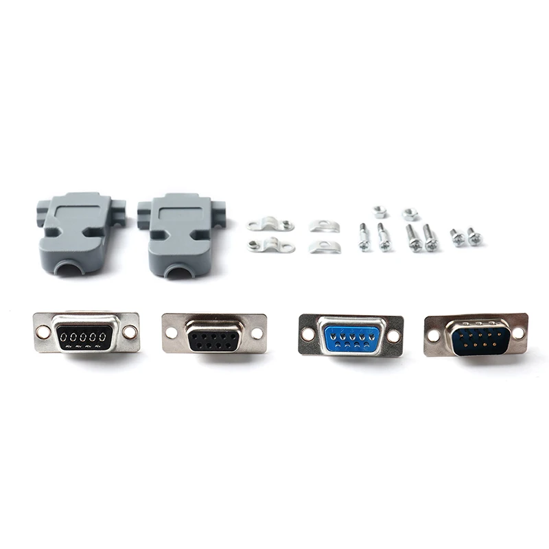 DB9 RS232 Connector Plastic Shell Welding RS485 Soldering 9 Pin Connectors for computer accessories
DB9 RS232 Connector Plastic Shell Welding RS485 Soldering 9 Pin Connectors for computer accessories