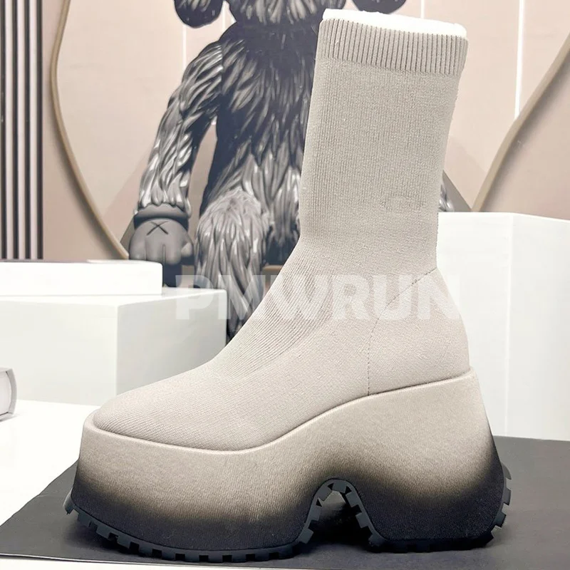 Women Ankle Boots Spring Autumn 2023 New Stretch Fabric Platform Design Square Head Short Boots Fashion Versatile Female Shoes
Women Ankle Boots Spring Autumn 2023 New Stretch Fabric Platform Design Square Head Short Boots Fashion Versatile Female Shoes