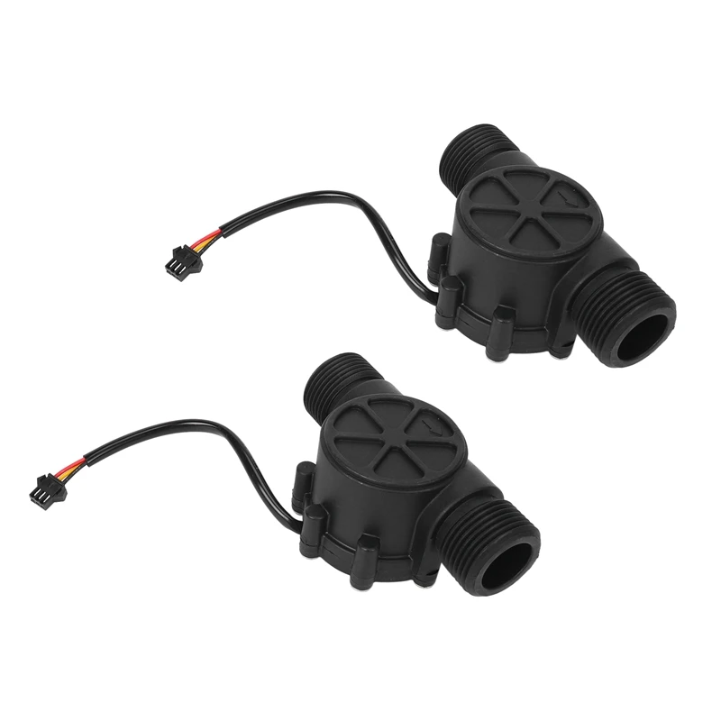 2Pcs Water Flow Sensor DN25 DC3.5-24V 1 Inch 2-100L/Min Hall Flowmeter Heat Pump Water Heater Flow Meter Switch Counter 
2Pcs Water Flow Sensor DN25 DC3.5-24V 1 Inch 2-100L/Min Hall Flowmeter Heat Pump Water Heater Flow Meter Switch Counter
