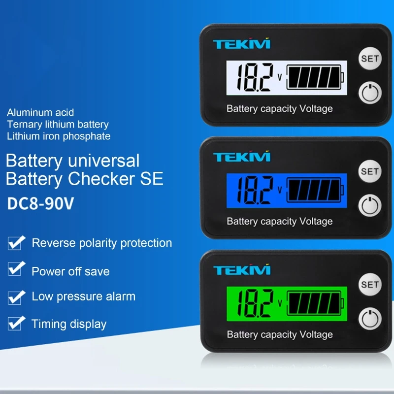 Upgraded Battery Capacity Voltage Meter Battery Capacity Gauge Indicator Temperature Meter Battery Gauge Monitor for Car M4YD
Upgraded Battery Capacity Voltage Meter Battery Capacity Gauge Indicator Temperature Meter Battery Gauge Monitor for Car M4YD
