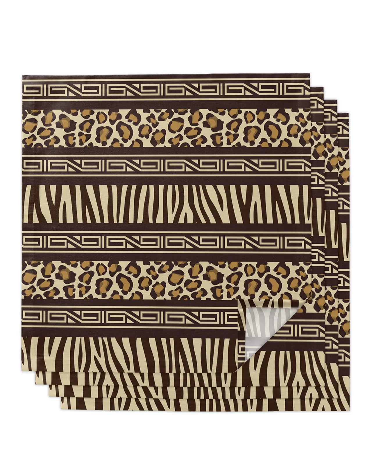 4pcs Africa Wild Leopard Skin Stripes Square 50cm Table Napkin Wedding Decoration Table Cloth Kitchen Dinner Serving Napkins
4pcs Africa Wild Leopard Skin Stripes Square 50cm Table Napkin Wedding Decoration Table Cloth Kitchen Dinner Serving Napkins