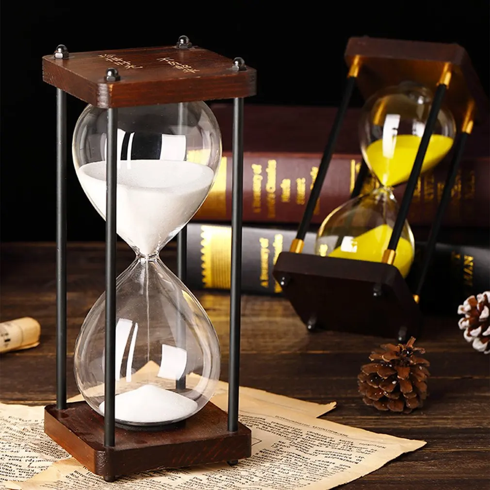 European Retro Time Leaking Hourglass Timer Ornaments for Children 30 Minutes 60 Minutes Home Living Room Decorations Anti-fall
European Retro Time Leaking Hourglass Timer Ornaments for Children 30 Minutes 60 Minutes Home Living Room Decorations Anti-fall