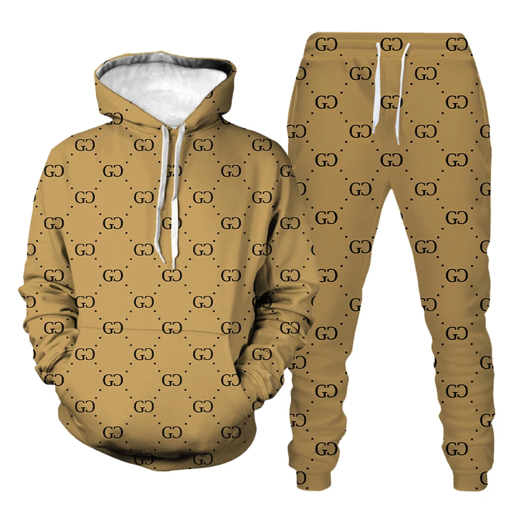 Autumn and winter new brand men's and women's 3D printed hoodie suits fashion street jogging sports suit fitness sportswear Suit
Autumn and winter new brand men's and women's 3D printed hoodie suits fashion street jogging sports suit fitness sportswear Suit