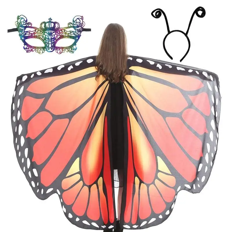 Women Butterfly Wings Shawl Comfortable Butterfly Wings Shawl Adult Fairy Wings For Masquerade Carnival Photography Dress-up
Women Butterfly Wings Shawl Comfortable Butterfly Wings Shawl Adult Fairy Wings For Masquerade Carnival Photography Dress-up