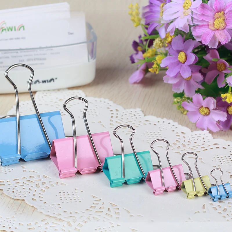 Tenwin Metal Paper Clip Foldback Metal Binder Clips Black Grip Clamps Paper Document Office School Stationery 15 19 25 32 mm
Tenwin Metal Paper Clip Foldback Metal Binder Clips Black Grip Clamps Paper Document Office School Stationery 15 19 25 32 mm