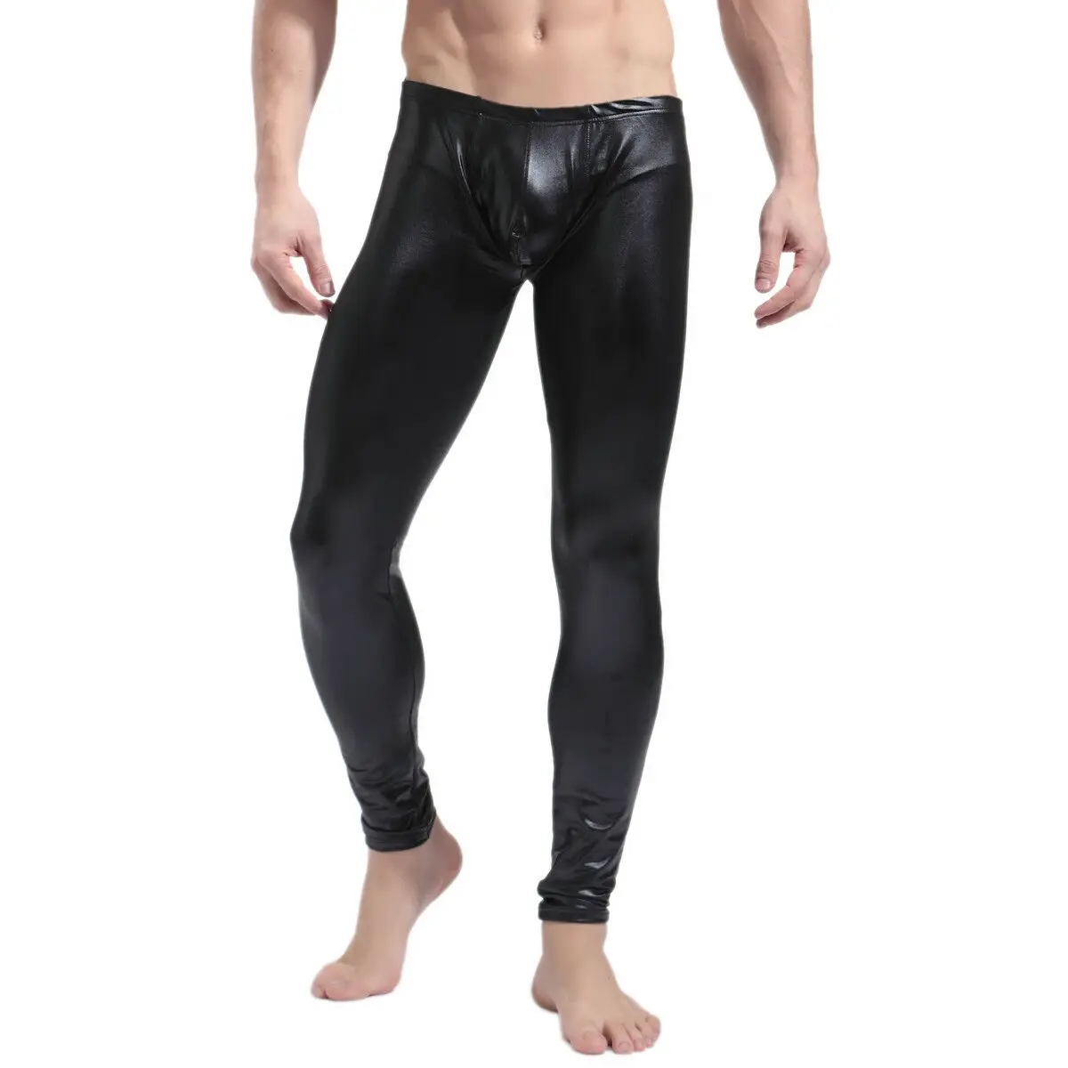 Sexy Mens Skinny Faux Leather Muscle Tights Pants Body Shaper Leggings Black Leggins Male Performance Underpants Night Clubwear
Sexy Mens Skinny Faux Leather Muscle Tights Pants Body Shaper Leggings Black Leggins Male Performance Underpants Night Clubwear