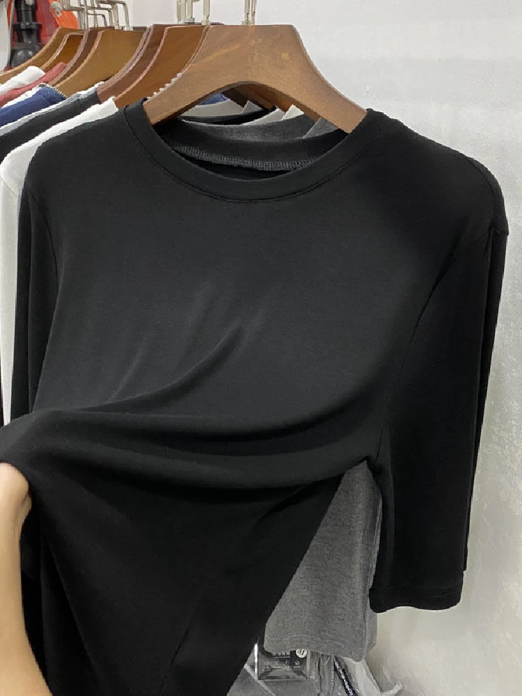 13 T Shirt Women Summer Top Sexy Elasticity T-Shirt Tee Woman Clothes Slim Tshirt Female Skinny Cotton Short Sleeve Tops White
13 T Shirt Women Summer Top Sexy Elasticity T-Shirt Tee Woman Clothes Slim Tshirt Female Skinny Cotton Short Sleeve Tops White