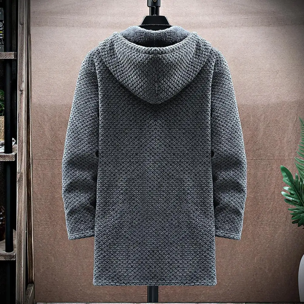 Men Sweater Thicken Temperament Plush Lining Windproof Zipper Sweater Men Overcoat for Daily Wear
Men Sweater Thicken Temperament Plush Lining Windproof Zipper Sweater Men Overcoat for Daily Wear