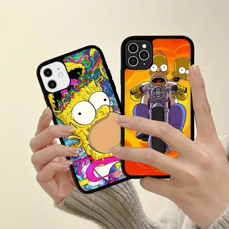 Funny Cartoon Homer Family Phone Case Silicone PC+TPU Case for iPhone 11 12 13 Pro Max 8 7 6 Plus X SE XR Hard Fundas
Funny Cartoon Homer Family Phone Case Silicone PC+TPU Case for iPhone 11 12 13 Pro Max 8 7 6 Plus X SE XR Hard Fundas
