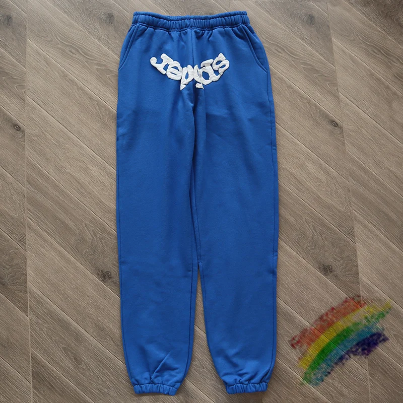 Blue Sp5der 555555 Trousers Men Women 1:1 Best Quality Streetwear Joggers Sweatpants Young Pants
Blue Sp5der 555555 Trousers Men Women 1:1 Best Quality Streetwear Joggers Sweatpants Young Pants