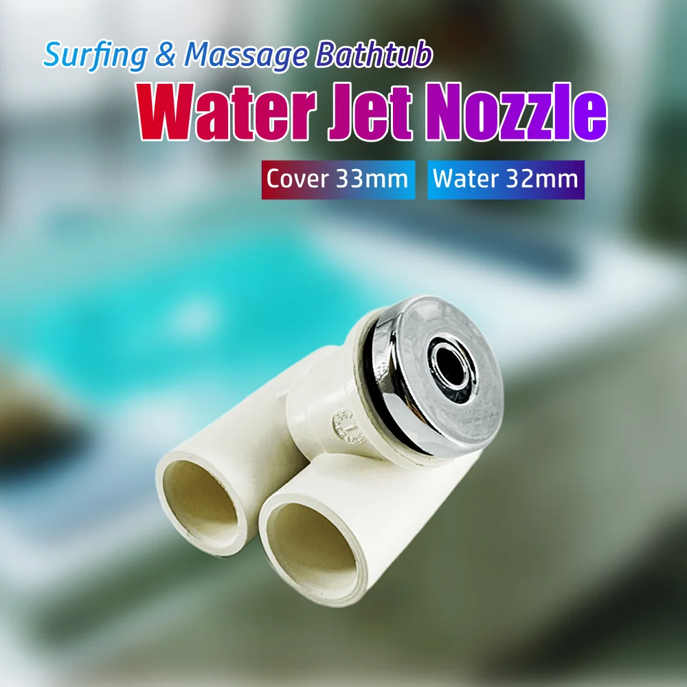 33mm Cover 32mm Water Ultra-thin Bathtub Water Jet Nozzle Chromed PVC Massage Bathtub Bubble Nozzle Hot Tub Water Jet Nozzle 
33mm Cover 32mm Water Ultra-thin Bathtub Water Jet Nozzle Chromed PVC Massage Bathtub Bubble Nozzle Hot Tub Water Jet Nozzle