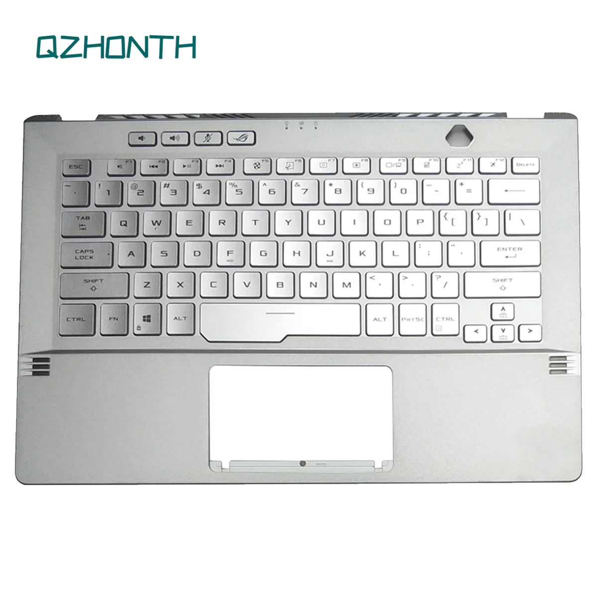 

Used For ASUS ROG Zephyrus GA401 GA401I GA401U 14" Palmrest Upper Case w/ Backlit Keyboard Silver
