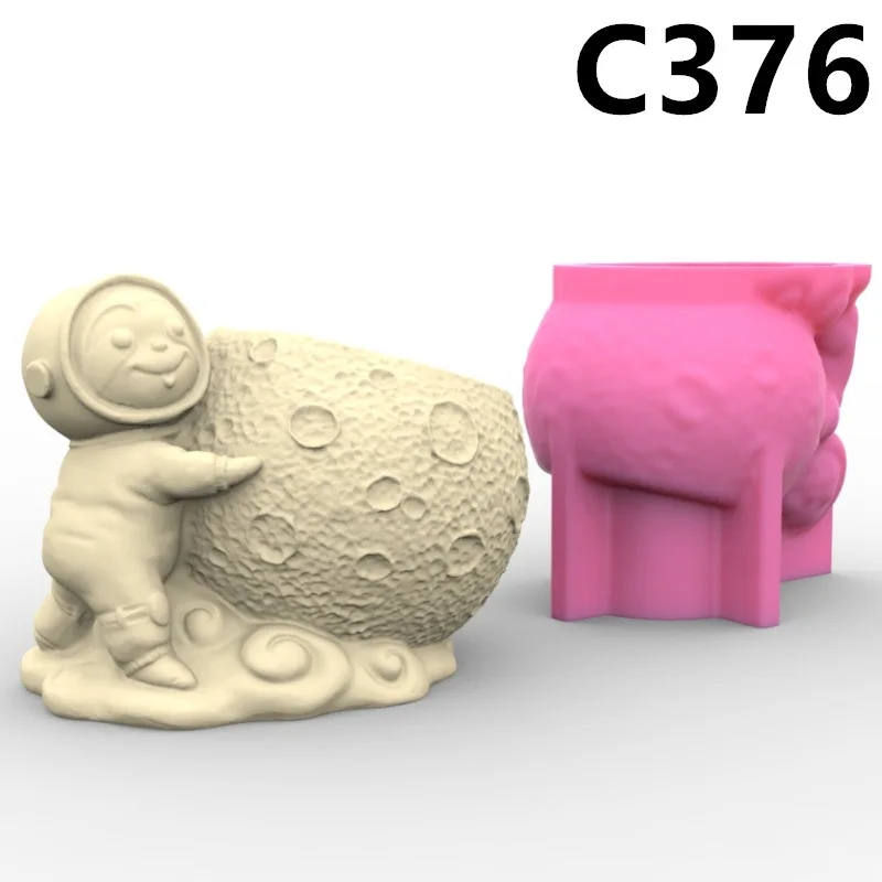Astronaut Alien Flower Pot Ashtray Pen Holder Silicone Mold Making Home Decoration with Epoxy Plaster Cement Handicraft
Astronaut Alien Flower Pot Ashtray Pen Holder Silicone Mold Making Home Decoration with Epoxy Plaster Cement Handicraft