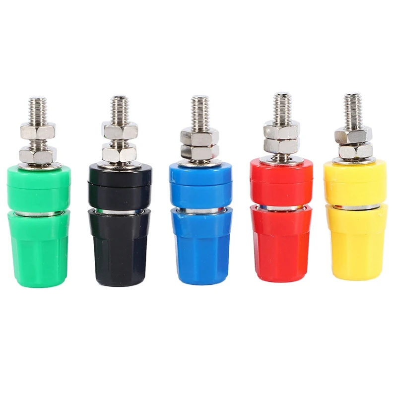 5 шт. M4X36 терминал из чистой меди 4 мм разъем типа «банан» 20 А Винтовая клемма вилка типа «банан» разъем
5 шт. M4X36 терминал из чистой меди 4 мм разъем типа «банан» 20 А Винтовая клемма вилка типа «банан» разъем