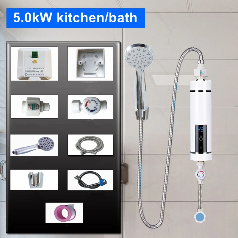 Нагреватель воды для ванной комнаты, 5000 кВт, интеллектуальный, с LED-подсветкой, без резервуара, с автоматической регулировкой температуры
Нагреватель воды для ванной комнаты, 5000 кВт, интеллектуальный, с LED-подсветкой, без резервуара, с автоматической регулировкой температуры