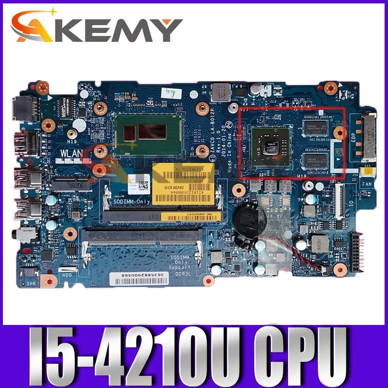 Original Laptop motherboard For DELL Inspiron 5547 I5-4210U Mainboard CN-0CHTC2 0CHTC2 ZAVC0 LA-B012P SR1EF 216-085020
Original Laptop motherboard For DELL Inspiron 5547 I5-4210U Mainboard CN-0CHTC2 0CHTC2 ZAVC0 LA-B012P SR1EF 216-085020