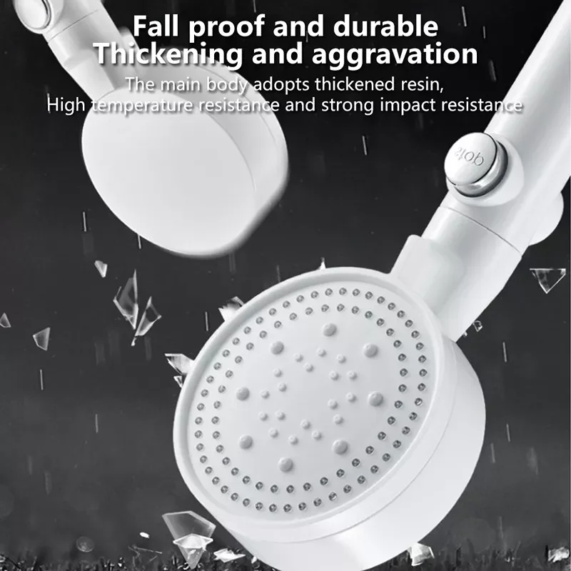Upgrade 4 Modes Adjustable Shower Head One-key Stop Water Bathroom Handheld Pressurized Water Saving Rainfall Massage Spray 
Upgrade 4 Modes Adjustable Shower Head One-key Stop Water Bathroom Handheld Pressurized Water Saving Rainfall Massage Spray