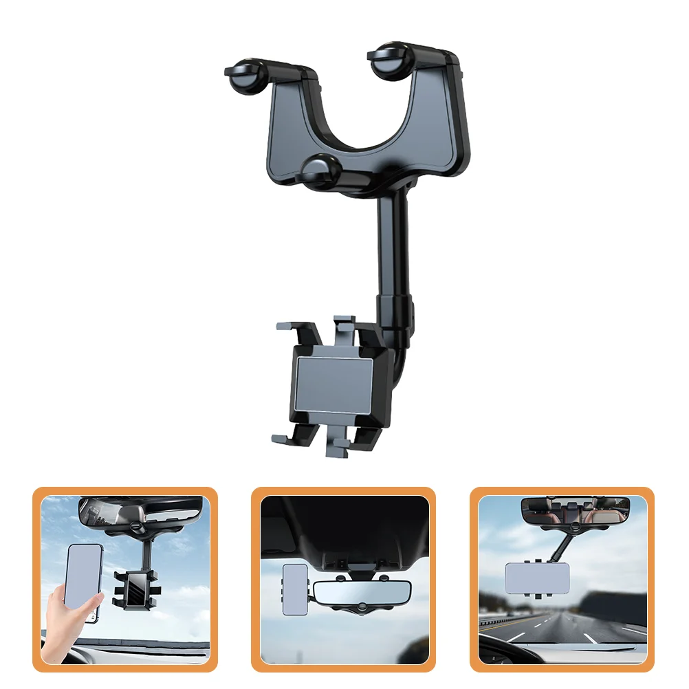 Car Rearview Mirror Phone Holder 360 Degree Rotating Vehicle Mobile Phone Holder
Car Rearview Mirror Phone Holder 360 Degree Rotating Vehicle Mobile Phone Holder