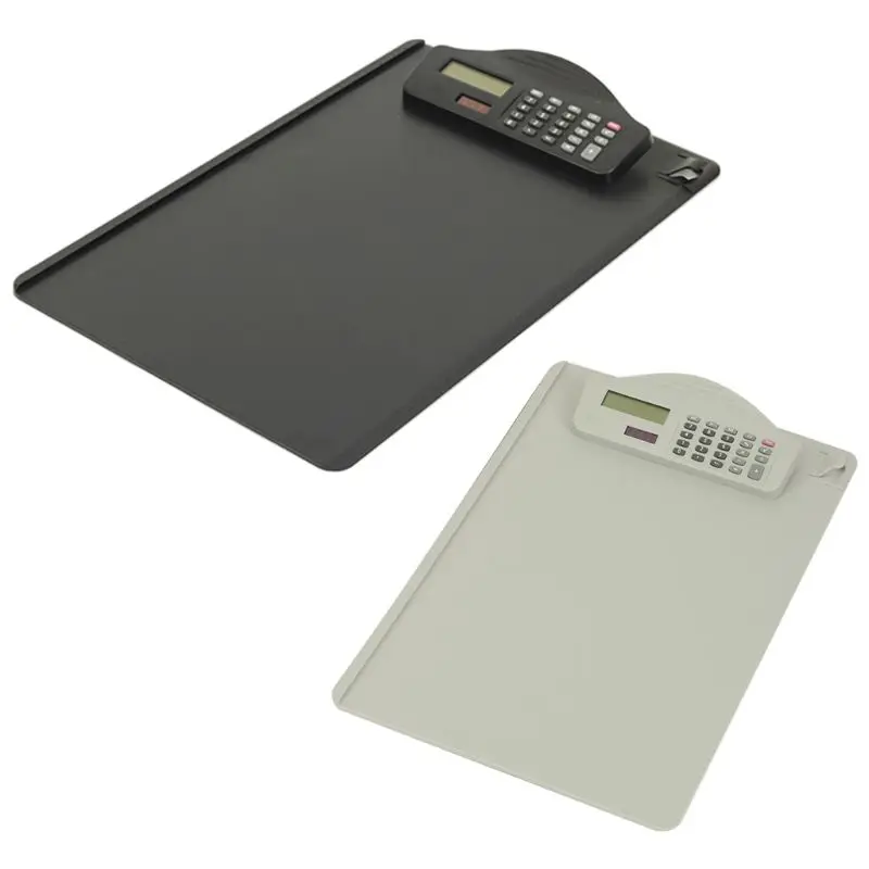 Plastic A4 Clipboard with Calculator Writing Pad File Folders Document Holder
Plastic A4 Clipboard with Calculator Writing Pad File Folders Document Holder