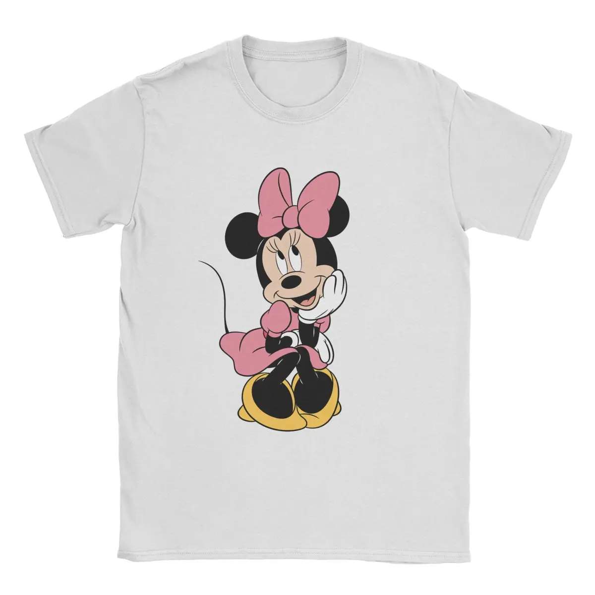Disney Minnie Mouse Posing T Shirt Men's Cotton Vintage T-Shirt Round Collar Tees Short Sleeve Clothes Plus Size
Disney Minnie Mouse Posing T Shirt Men's Cotton Vintage T-Shirt Round Collar Tees Short Sleeve Clothes Plus Size