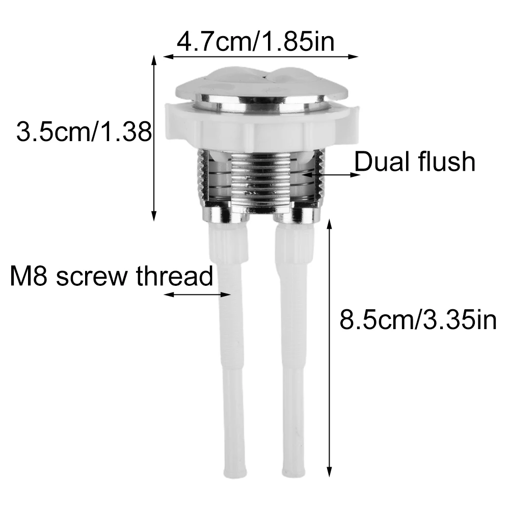 38mm Toilet Push Button Double Flush Button Toilet Water Tank Button Replacement For Home Hotels Public Places Bathroom Fixture
38mm Toilet Push Button Double Flush Button Toilet Water Tank Button Replacement For Home Hotels Public Places Bathroom Fixture