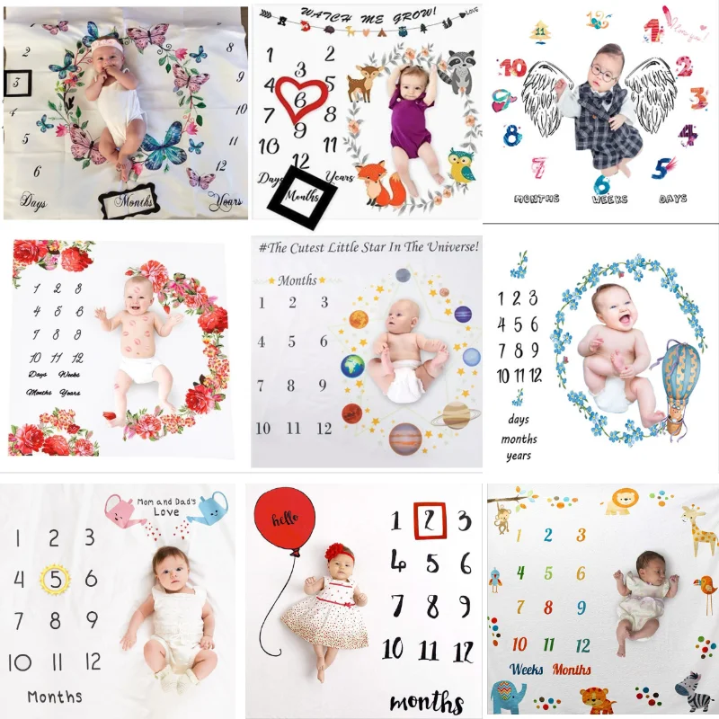 Newborn photography props Background Cloth Baby Monthly Growth Milestone Blanket for Rug baby boy girls Photography Accessories
Newborn photography props Background Cloth Baby Monthly Growth Milestone Blanket for Rug baby boy girls Photography Accessories