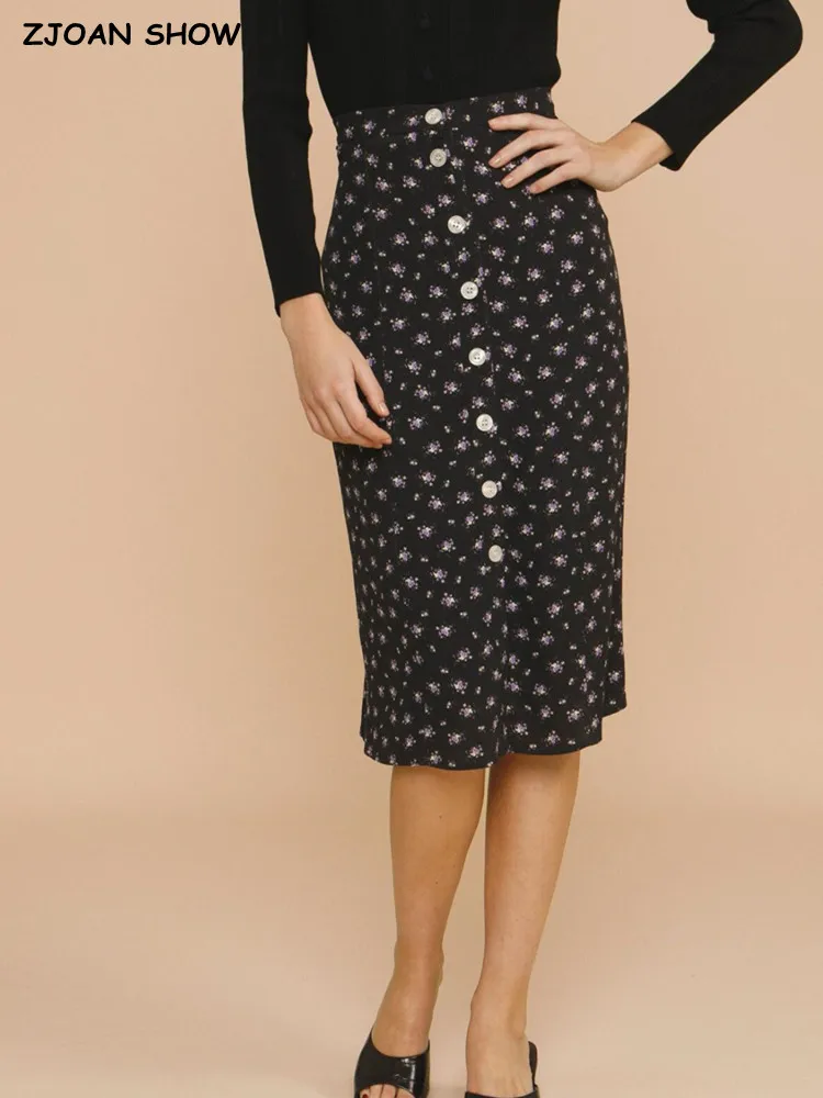 2022 Retro France Style Back Bow Sashes Women Floral Midi Skirt Summer Single-Breasted Buttons High Waist A line Skirts Holiday
2022 Retro France Style Back Bow Sashes Women Floral Midi Skirt Summer Single-Breasted Buttons High Waist A line Skirts Holiday