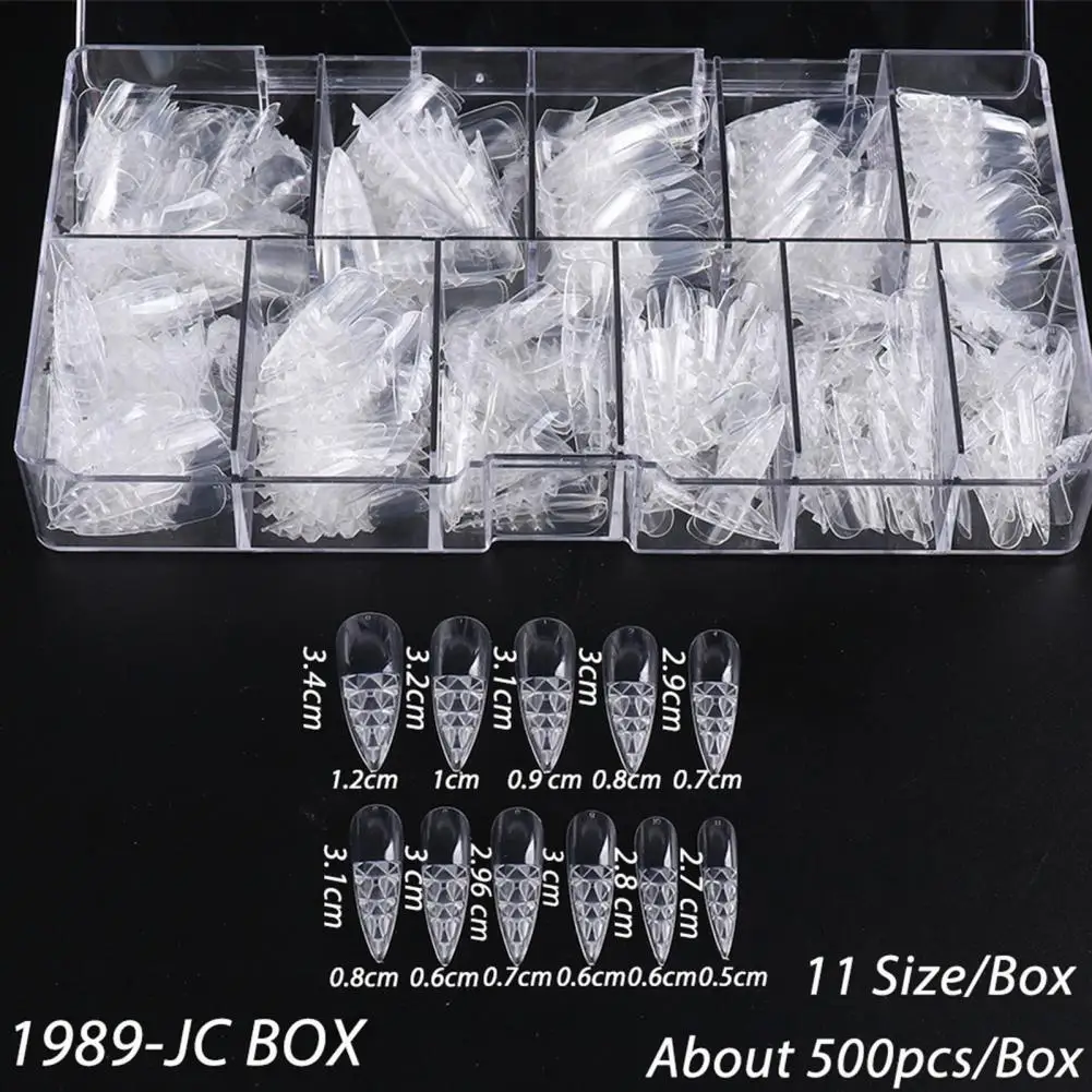 500Pcs/Set Fake Nails Exquisite Non-Broken Good Ductility for Beauty Nail Tip Press On Nail
500Pcs/Set Fake Nails Exquisite Non-Broken Good Ductility for Beauty Nail Tip Press On Nail