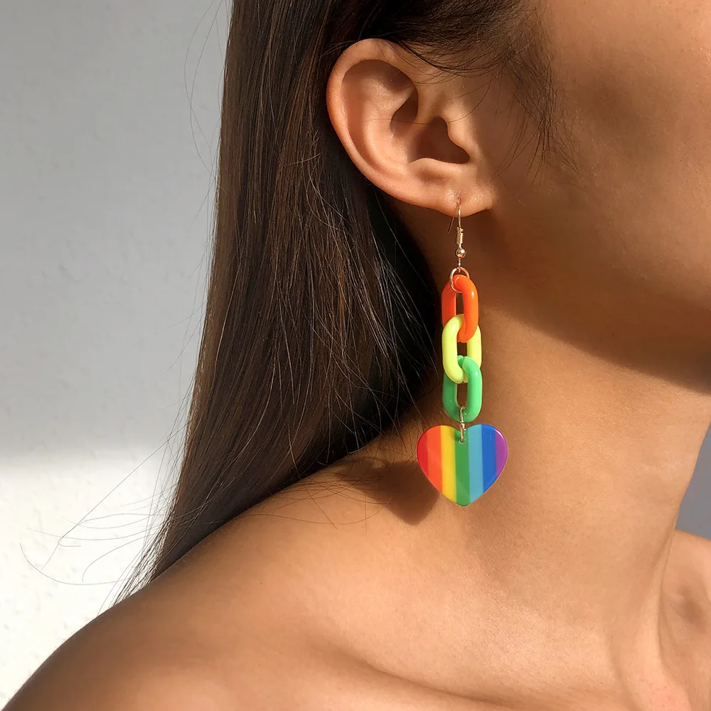 Jewelry Fashion Acrylic Long Earrings Candy Color Elegant Heart Star Earrings
Jewelry Fashion Acrylic Long Earrings Candy Color Elegant Heart Star Earrings