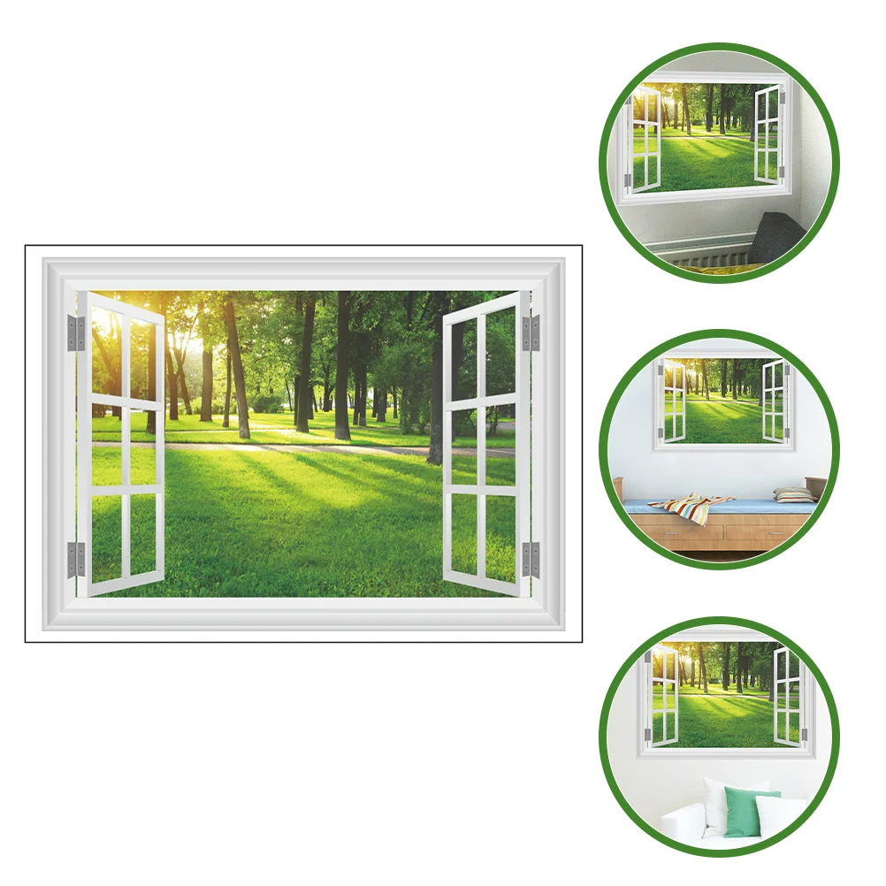Wallpaper Window Wall Stickers Decal Fake Landscape Faux Forest Decals Scenery Mural Nursery Natural Nature View False
Wallpaper Window Wall Stickers Decal Fake Landscape Faux Forest Decals Scenery Mural Nursery Natural Nature View False