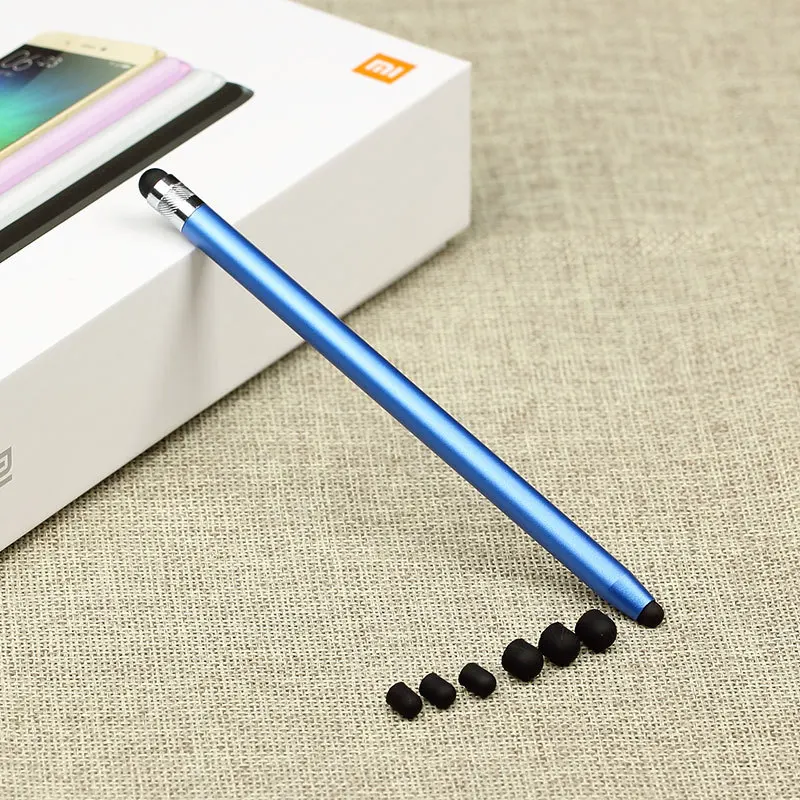 14cm Universal Pencil Double Dual Silicon Head Touch Capacitive Screen Stylus Caneta Capacitiva Pen For Ipad Tablet Smartphone
14cm Universal Pencil Double Dual Silicon Head Touch Capacitive Screen Stylus Caneta Capacitiva Pen For Ipad Tablet Smartphone