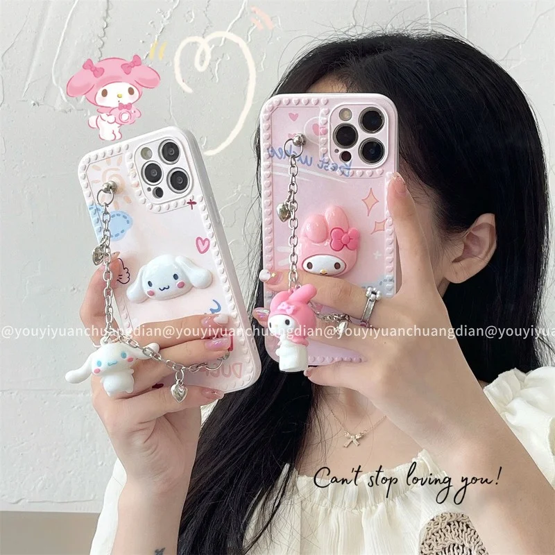 Hello Kitty Melody Cartoon Phone for iPhone 11 12 Pro 11ProMax X XS Max XR Mini 3D Cartoon Pendant Silicone Holder Back Cover
Hello Kitty Melody Cartoon Phone for iPhone 11 12 Pro 11ProMax X XS Max XR Mini 3D Cartoon Pendant Silicone Holder Back Cover