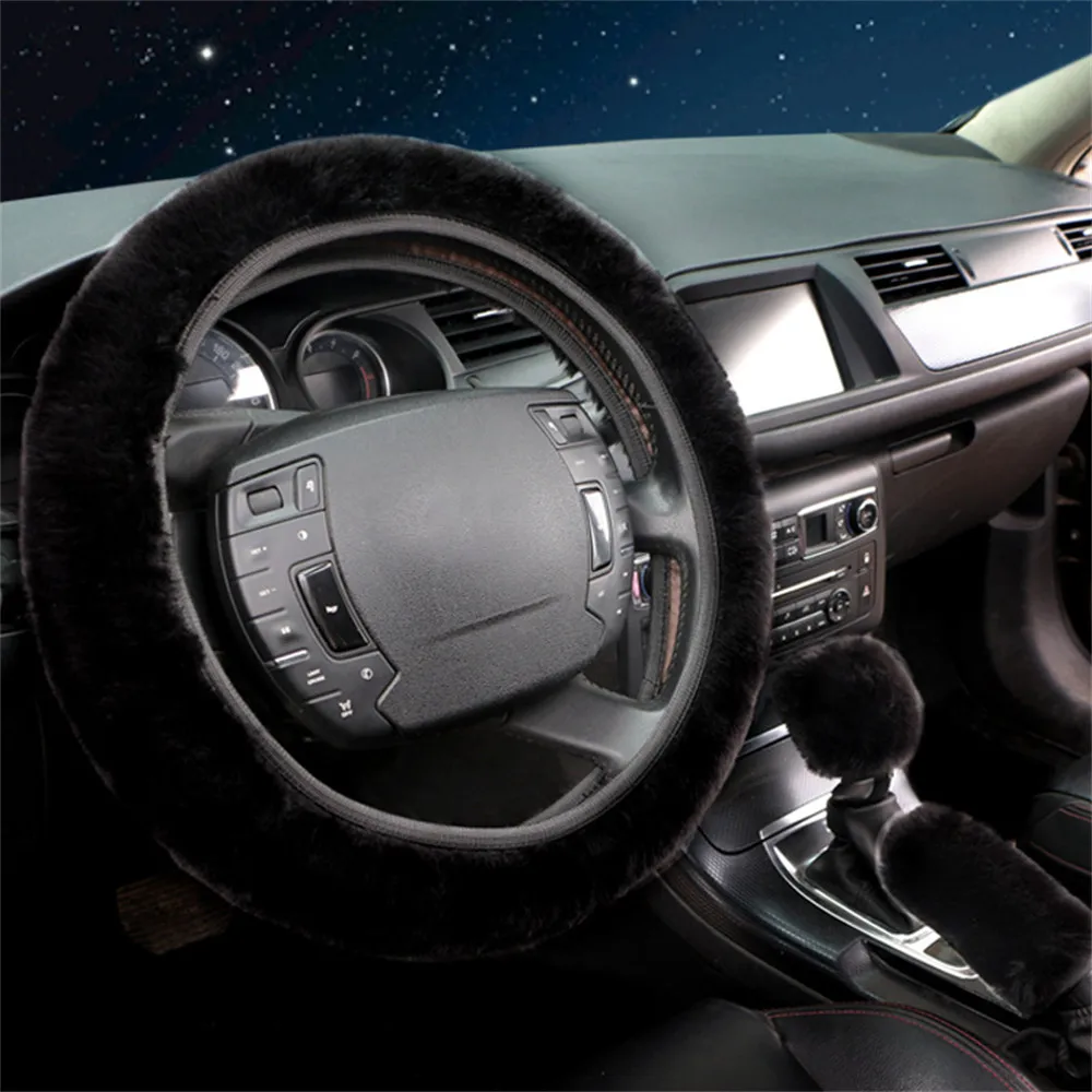 3pcs/Set Fur Fluffy Auto Car Steering Wheel Plush Cover Kit Lever+Hand Brake Soft Wool Winter Warm Auto Car Interior Accessory
3pcs/Set Fur Fluffy Auto Car Steering Wheel Plush Cover Kit Lever+Hand Brake Soft Wool Winter Warm Auto Car Interior Accessory
