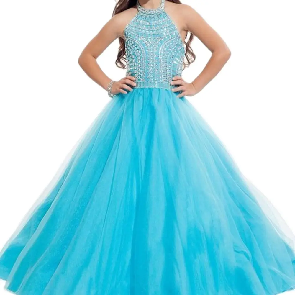 Girl Pageant Dresses Sky Red Girls Formal Dress A Line Halter Neck Sleeveless Aqua Red Floor Length Formal Wear
Girl Pageant Dresses Sky Red Girls Formal Dress A Line Halter Neck Sleeveless Aqua Red Floor Length Formal Wear