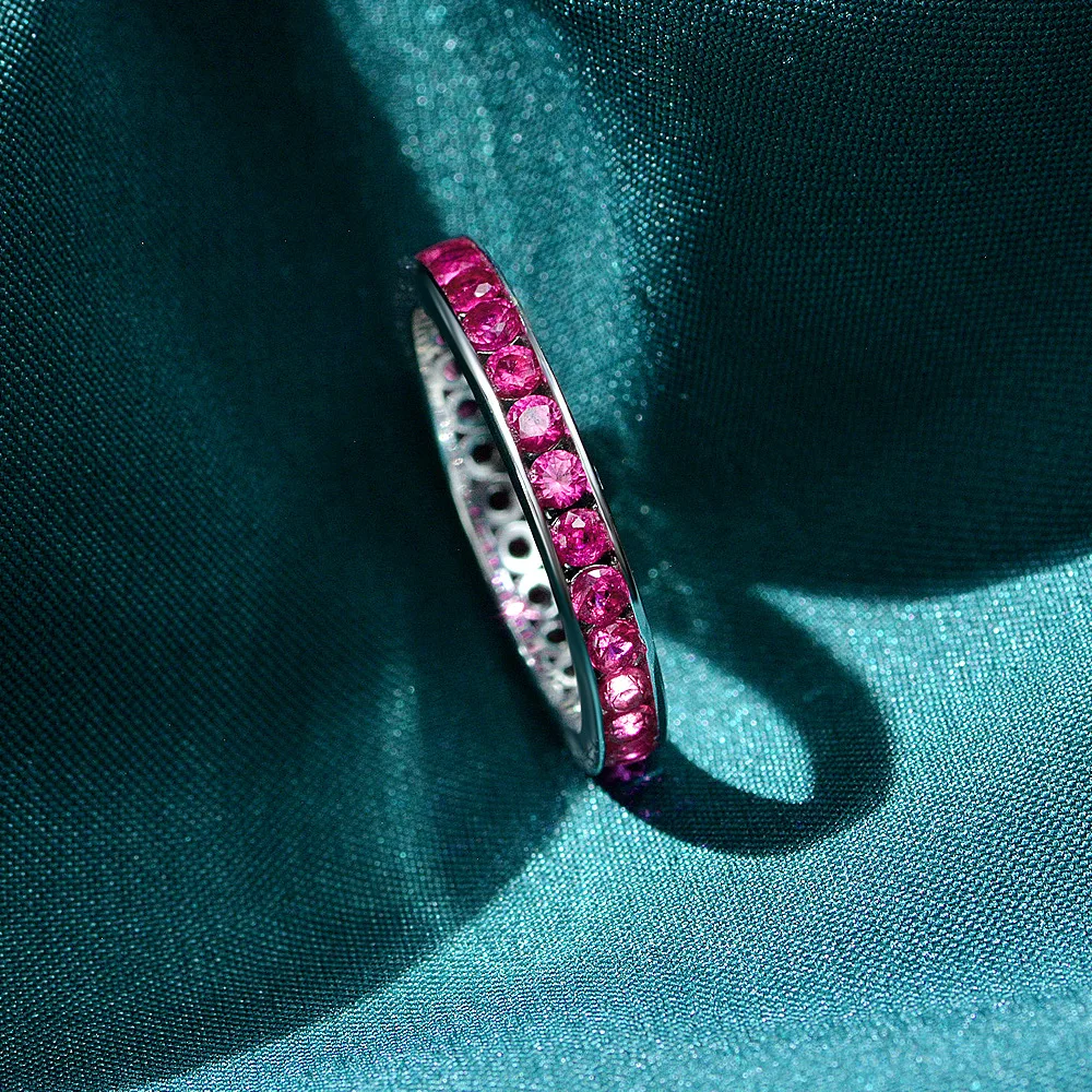 100% 925 Sterling Silver Ruby Sapphire High Carbon Diamond Row Rings For Women Sparkling Wedding Party Fine Jewelry Gifts
100% 925 Sterling Silver Ruby Sapphire High Carbon Diamond Row Rings For Women Sparkling Wedding Party Fine Jewelry Gifts