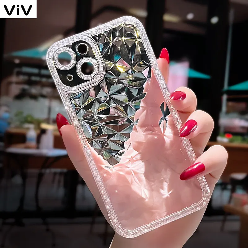 Crystal Glitter Diamond Pattern Phone Case For iPhone 13 12 11 Pro Max X XR XS Max 14 Pro Transparent Shockproof Soft Back Cover
Crystal Glitter Diamond Pattern Phone Case For iPhone 13 12 11 Pro Max X XR XS Max 14 Pro Transparent Shockproof Soft Back Cover