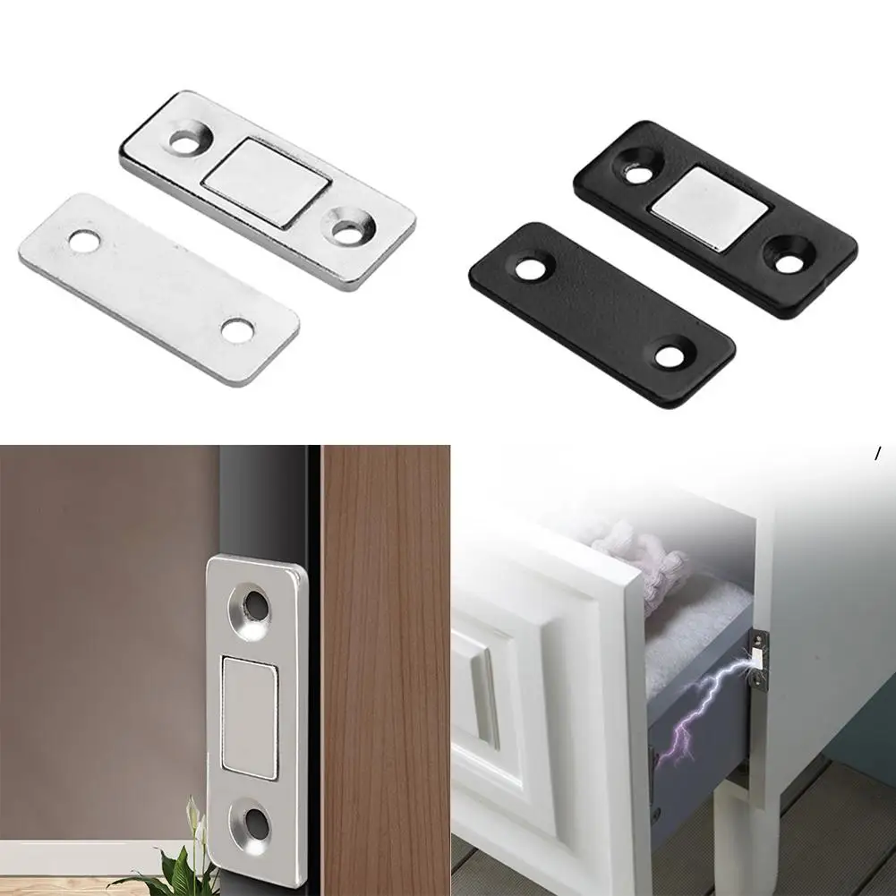 Strong Magnetic Drawer Latch Ultra Thin Stainless Steel For Door Cabinet Cupboard Wardrobe Drawer Closer With Screws
Strong Magnetic Drawer Latch Ultra Thin Stainless Steel For Door Cabinet Cupboard Wardrobe Drawer Closer With Screws